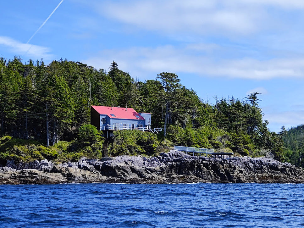 malei island resort lodge view from the blue ocean